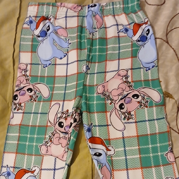 Disney Blue and Green Cartoon Character Pajama Set - Picture 5 of 8